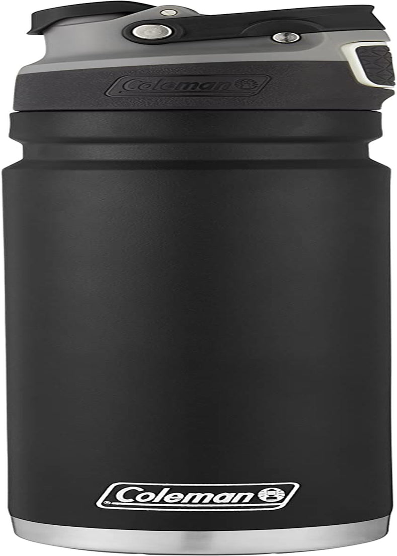 "Ultimate FreeFlow Vacuum-Insulated Stainless Steel Water Bottle - Leak-Proof Lid, 24Oz/40Oz with Button-Operated Lid & Carry Handle - Enjoy Hot or Cold Drinks for Hours!"